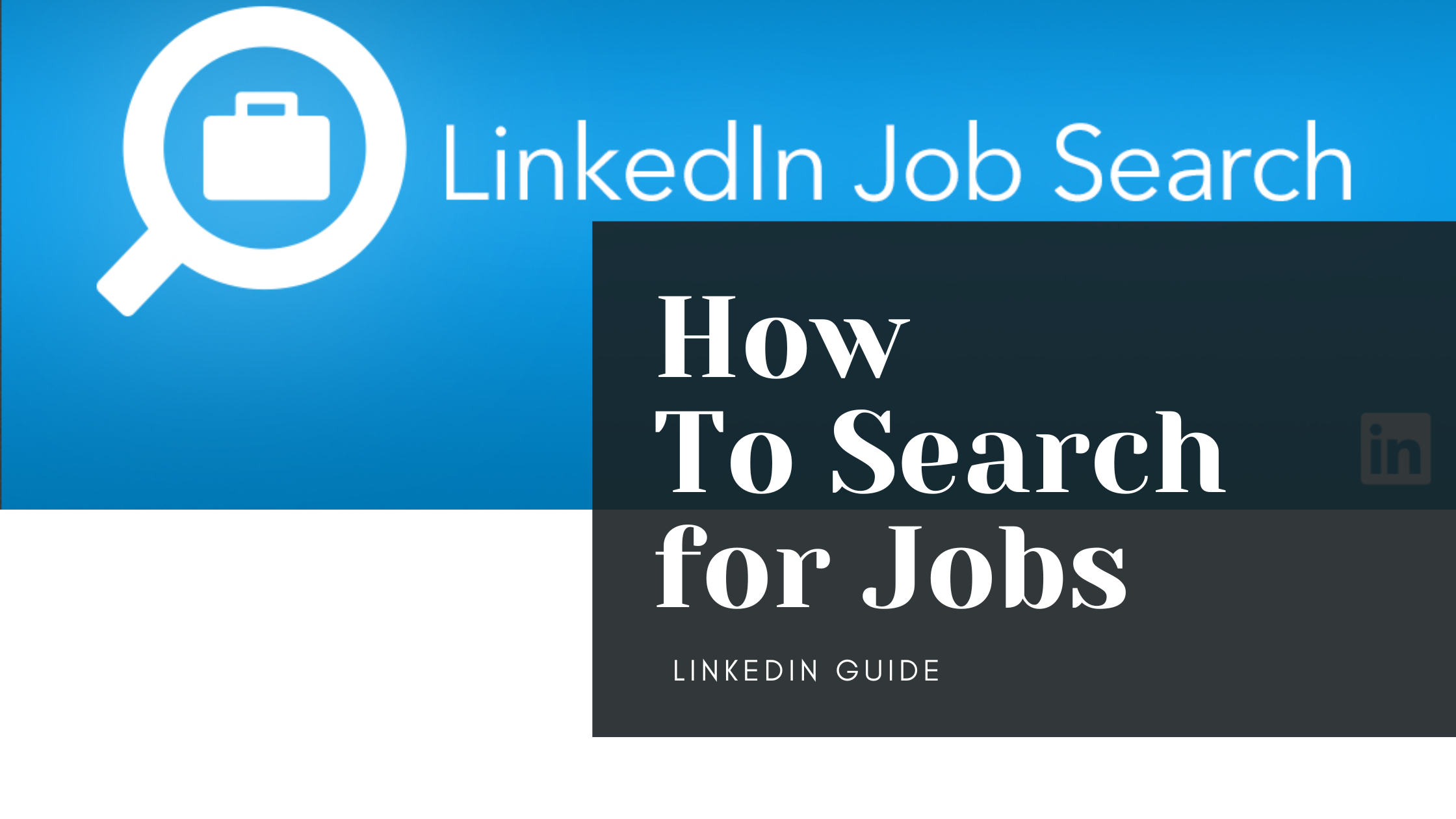 Linkeidn - How to apply jobs guide